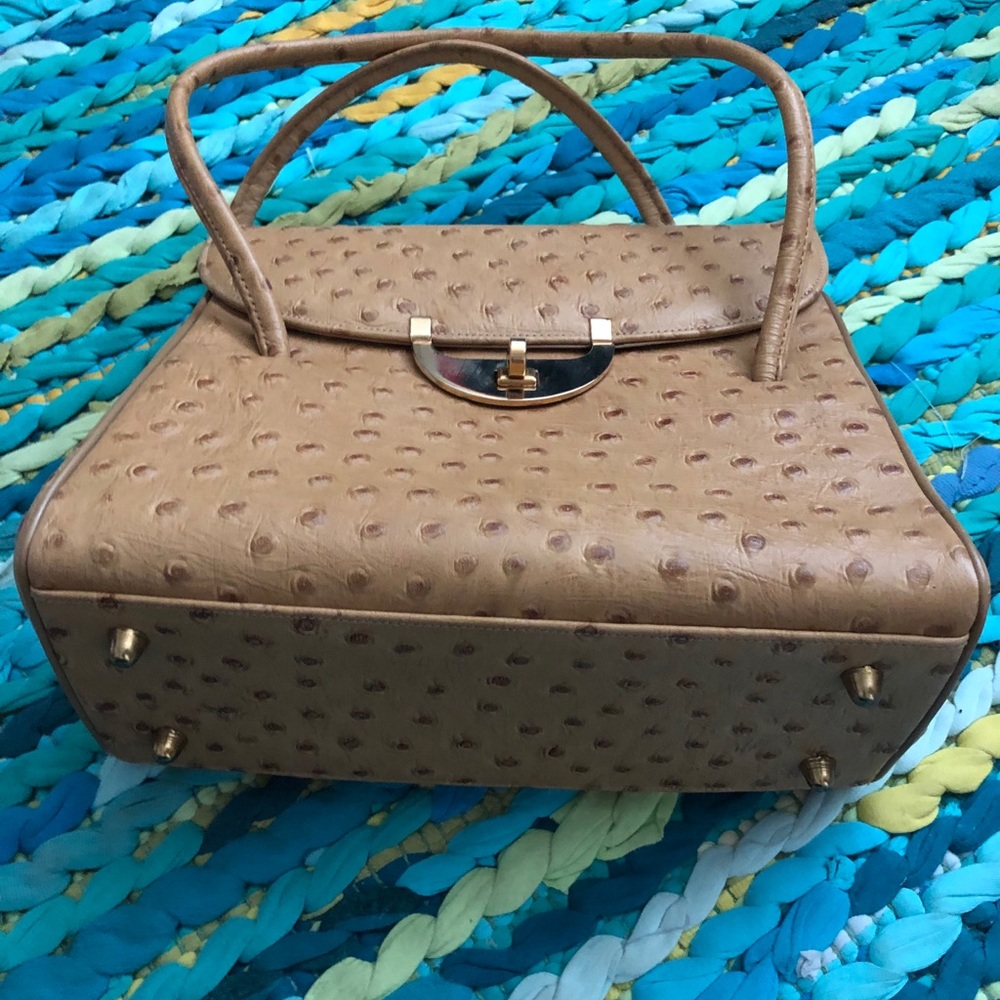 Antique ostrich purse